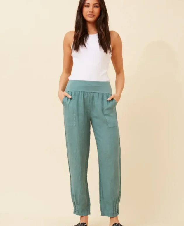 Stella Morgan Linen Cargo
